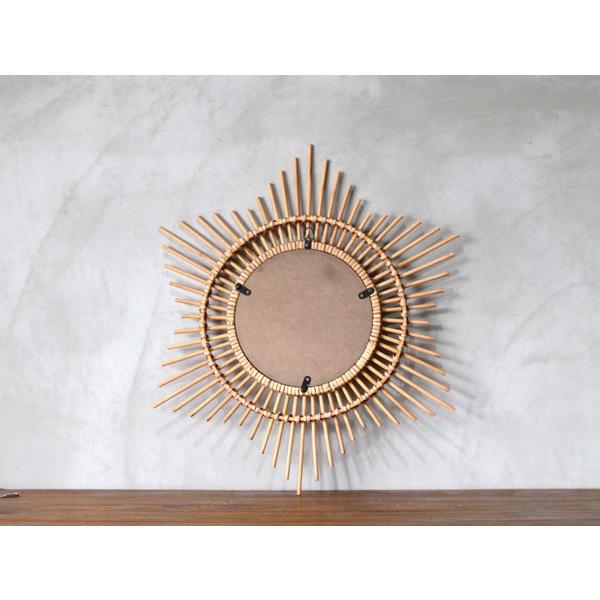 a.depeche（アデペシュ） 壁掛けミラー スター ロッタ ラタン ミラー