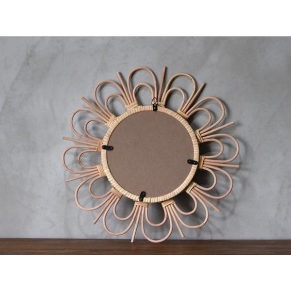 早いもの勝ち！アデペシュ　rotta rattan mirror 3個セット 雑貨2点以上10％OFF】ロッタ ラタン ミラー エトワール S | 家具