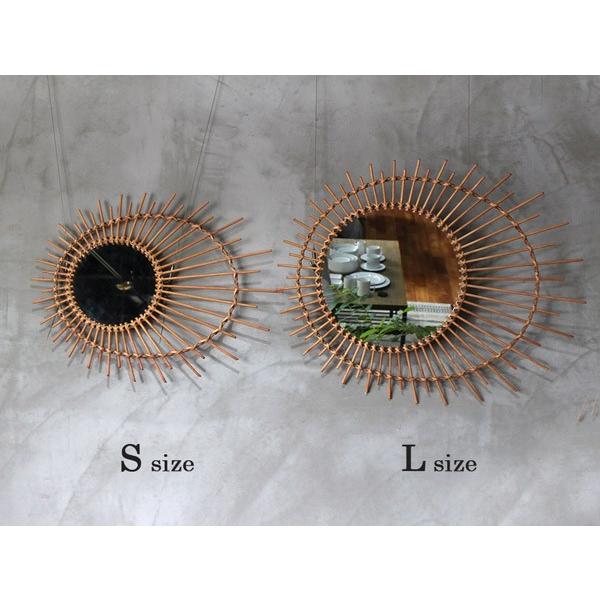 ポイント2倍！4日20:00〜11日01:59まで】ロッタ ラタン ミラー