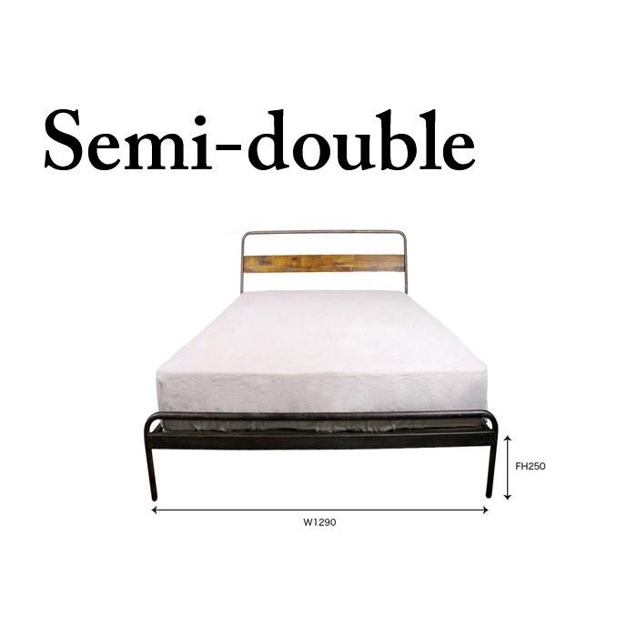 開梱設置配送 ソコフ ベッド Socph Bed Semi Double セミダブル かっこいいインテリアに加えたいヴィンテージスタイルのベッド 020 Scp Bed Sdl A Depeche アデペシュ 家具通販 通販 Yahoo ショッピング