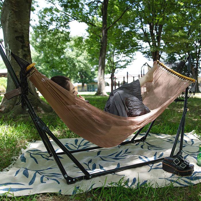 a.depeche 自立式 3way ハンモック 室内 屋外 一人用 5点セット a.depeche 自立式 3way ハンモック 室内 屋外 一人用 5点セット