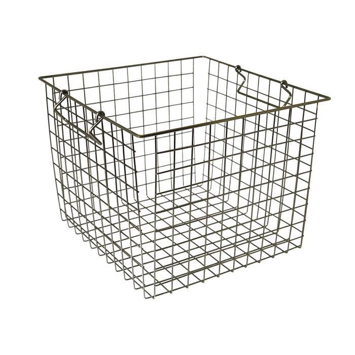 スチール ストレージ バスケット 002 steel storage basket 横幅34cm