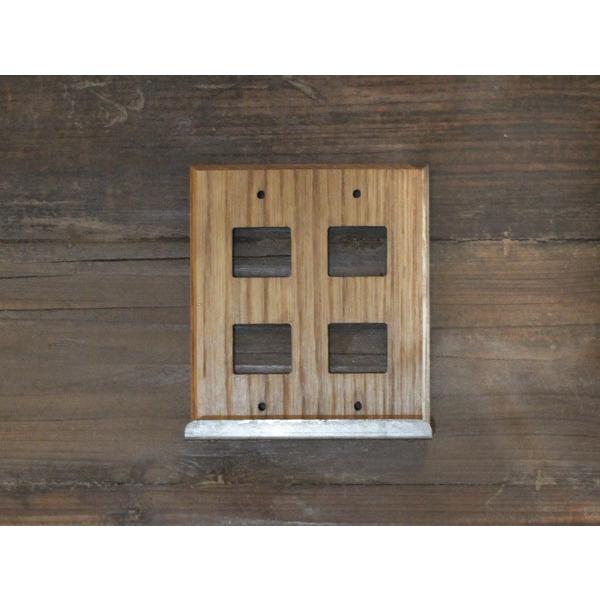 ウッド アイアントレイ スイッチプレート 4口 Wood Iron Tray Switch Plate 4口 スイッチの周りもおしゃれにする スイッチカバー 0 Wsp Itr 003 A Depeche アデペシュ 家具通販 通販 Yahoo ショッピング