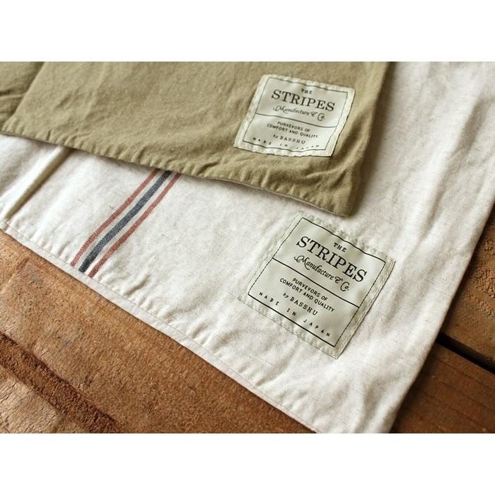 リネン コットン ストライプ デュべカバー リネン コットン ストライプ