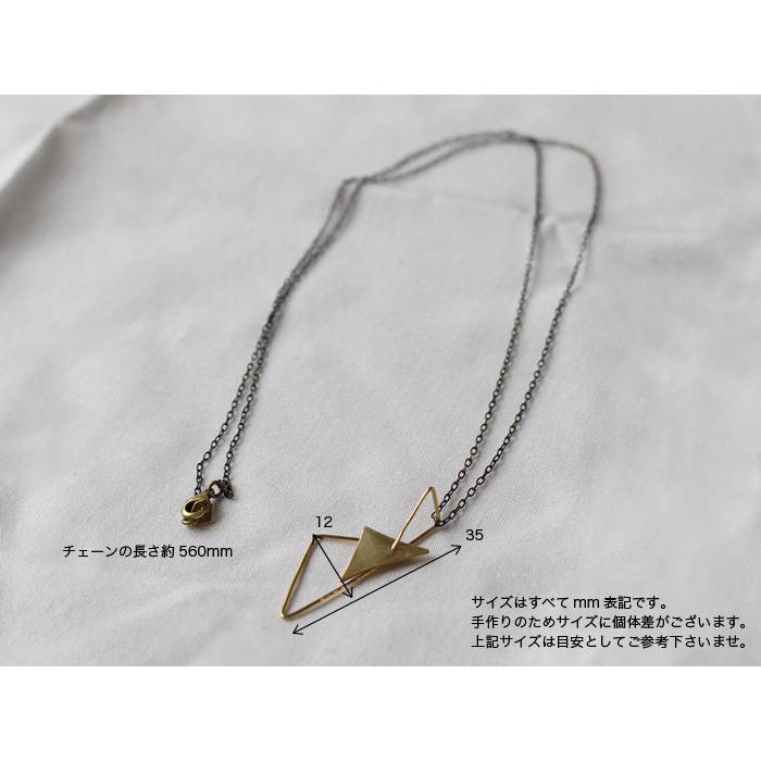 ro-ji Thida ネックレス tn151 真鍮の繊細なゆらぎを楽しむシンプルなネックレス｜a-depeche｜02