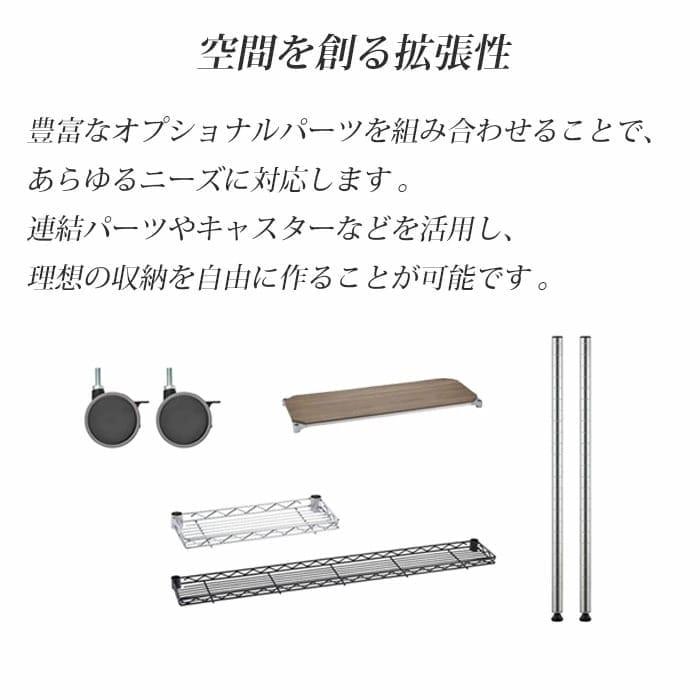 ERECTA（エレクター） ワイヤーシェルフ 幅90cm 奥行30cm ベーシック