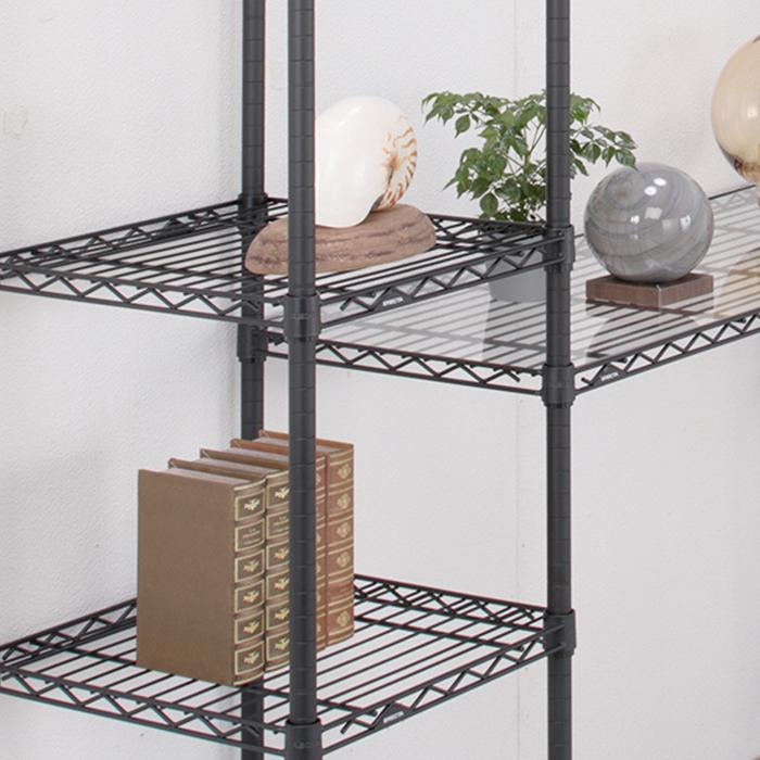 ERECTA（エレクター） ワイヤーシェルフ用アクリル板 クリア 1枚 幅