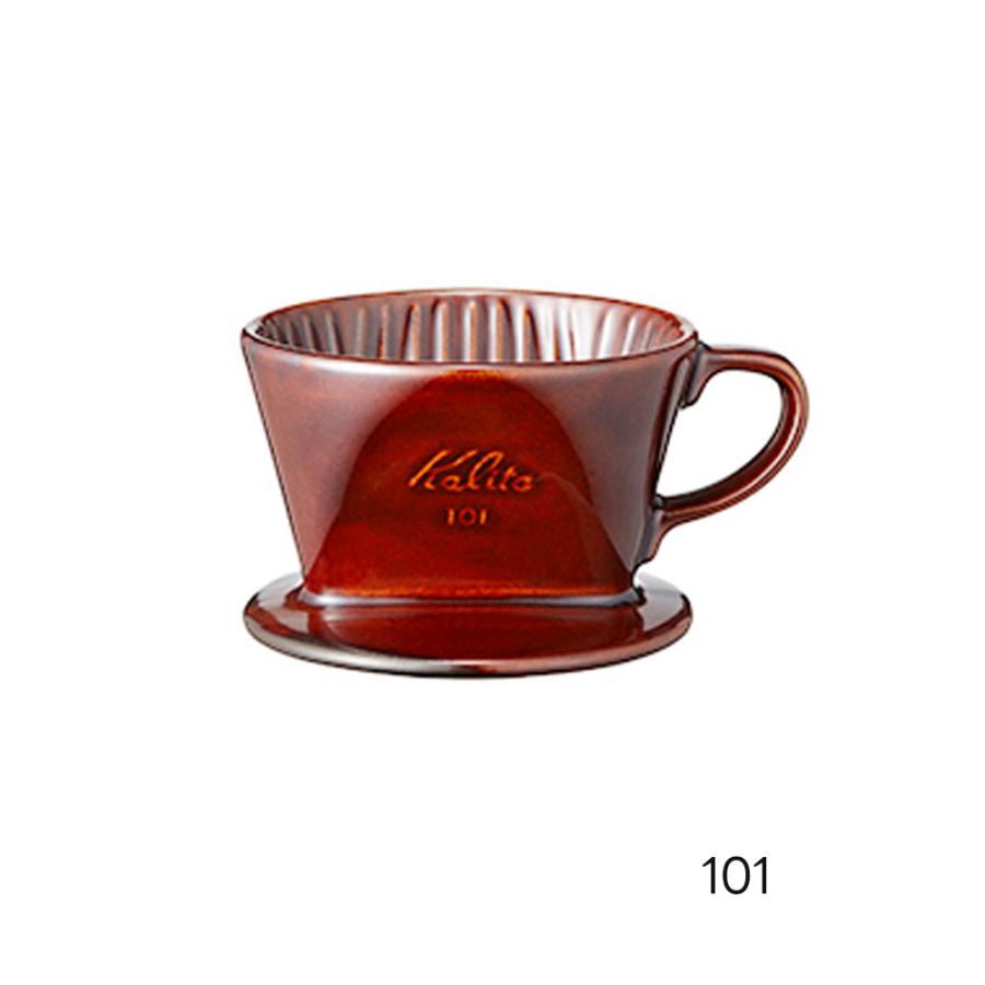 Kalita カリタ 陶器製コーヒードリッパー ロト（ブラウン） : A-DINING