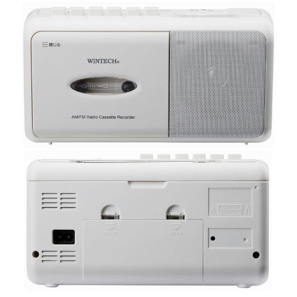 WINTECH（ウィンテック） モノラルラジカセ SCT-M110 ホワイト