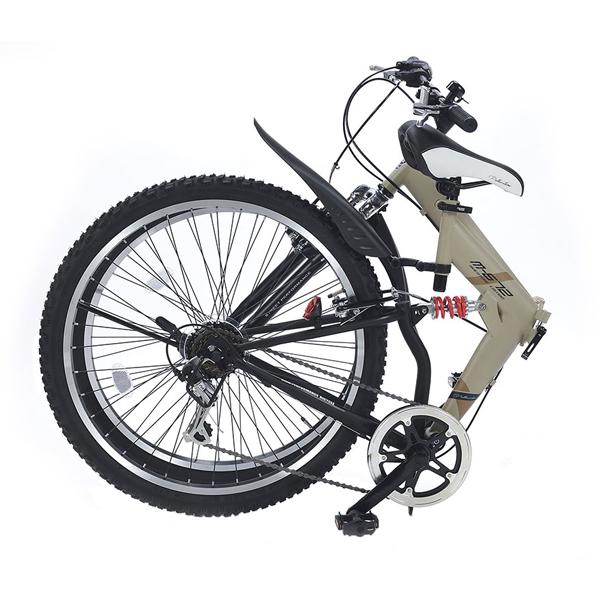 池商 MYPALLAS マイパラス クロスバイク M-672 AE 折畳ATB26・6SP・W