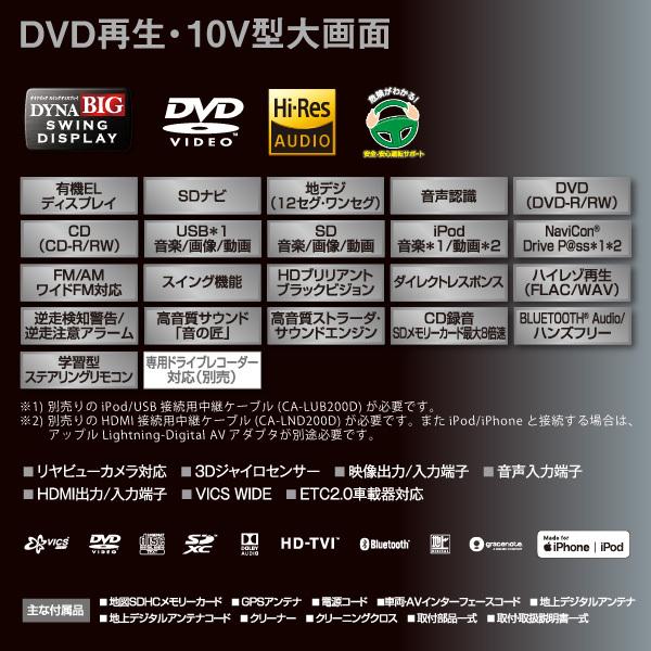 Strada パナソニック カーナビ ストラーダ CN-F1X10LD 有機EL 10V型 SD