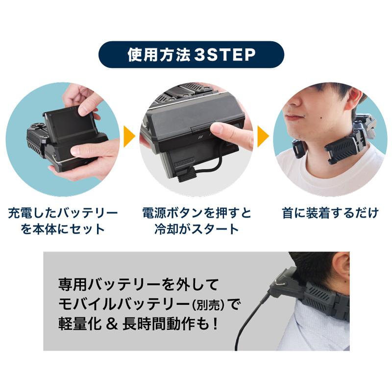 ネッククーラーPro R4 TKPNC22BK サンコー 冷却 涼しい ネッククーラー