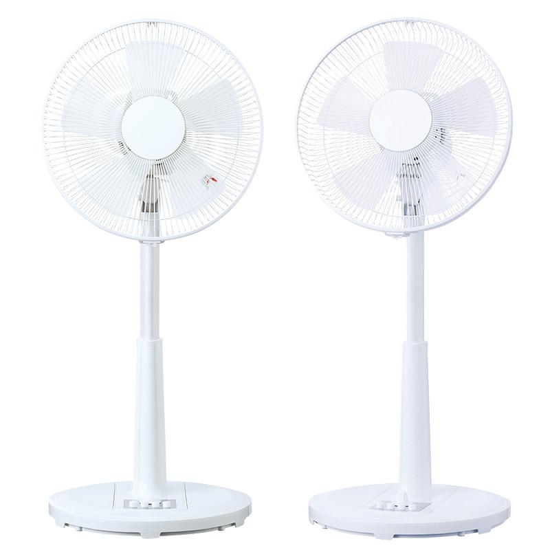 ユアサプライムス リビング扇風機 YT-3019D(W) 5枚羽根 30cm羽根