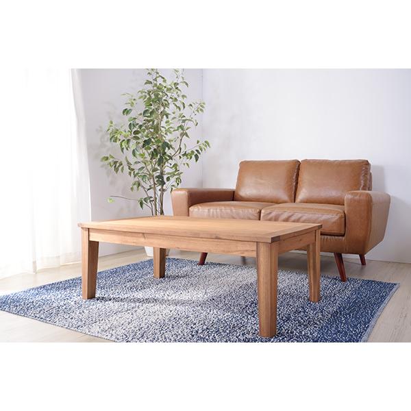 センターテーブル アカシア天然木と突板を使用したおしゃれなカフェ