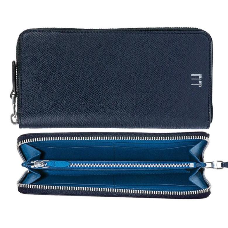 定価8.5万Dunhill(ダンヒル)長財布ラウンドファスナー カドガン
