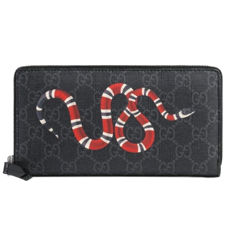 GUCCI 451273-K561N-1058 グッチ キングスネークプリント ラウンド 