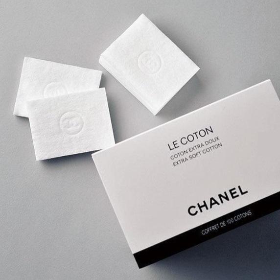CHANEL LE COTON シャネル コットン ロゴ入りオーガニックコットン 100枚入 オリジナルショップバッグラッピング不可|a-domani|02