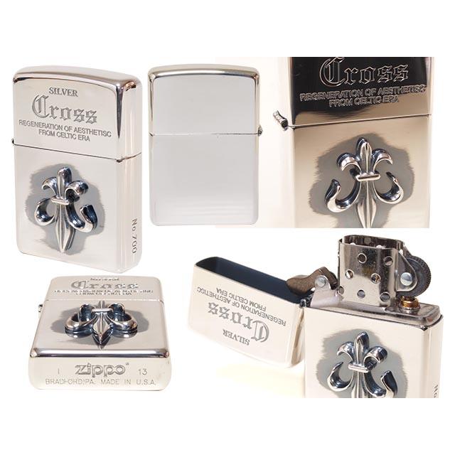 ZIPPO CRS-N ジッポ ライター クロスメタル シルバー｜a-domani｜02