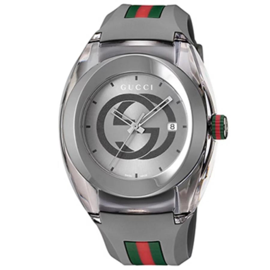 GUCCI YA137109A GREY SYNC WATCH シンク メンズ腕時計-sale