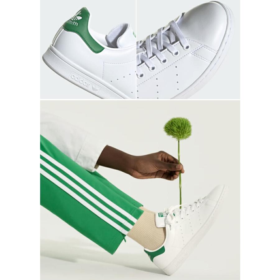 adidas アディダス スニーカー STAN SMITH FX5502 スタンスミス WHITE GREEN ホワイト グリーン シューズ メンズ レディース 男性用 女性用｜a-dot｜04