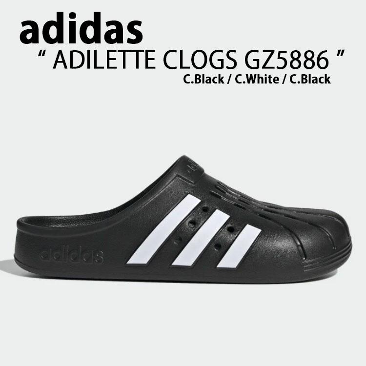 adidas（アディダス） サンダル スリッパ ADILETTE CLOGS GZ5886 Black