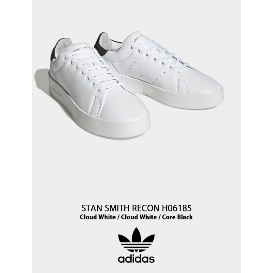 adidas Originals アディダス オリジナルス スニーカー STAN SMITH RECON スタンスミス リーコン H06185 White Black ホワイト ブラック メンズ レディース｜a-dot｜02