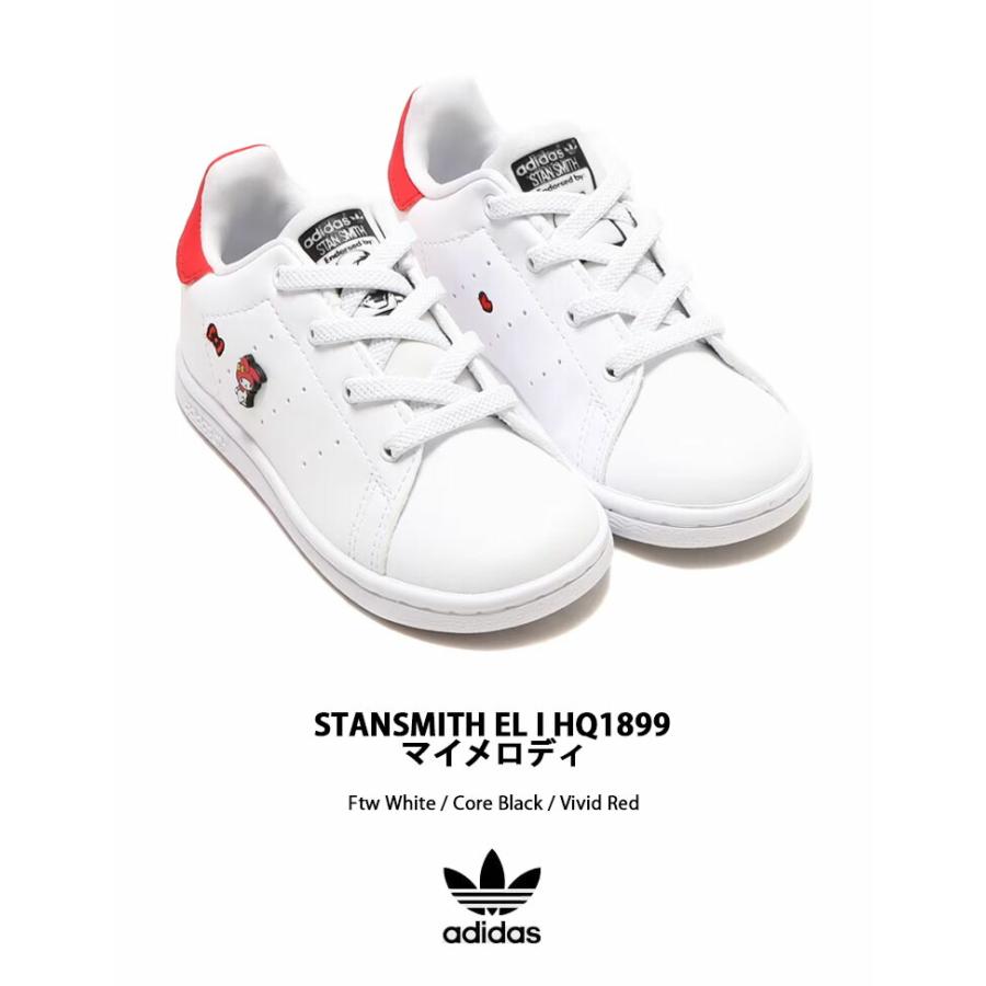 adidas originals アディダス キッズ スニーカー adidas STAN SMITH HQ1899 HELLO KITTY FRIENDS キティ マイメロディ スタンスミス サンリオ キッズサイズ｜a-dot｜02