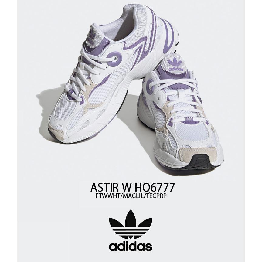 adidas ASTIR W アスター25センチ パープル adidas アディダス スニーカー ASTIR W HQ6777アスター FTWWHT
