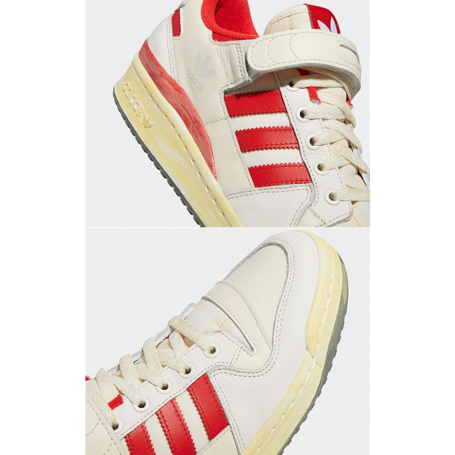 adidas Originals アディダス オリジナルス スニーカー FORUM 84 LOW AEC HR0557 FTWWHT/RED/FTWWHT フォーラム 84 ロー エース White Red ホワイト レッド｜a-dot｜04