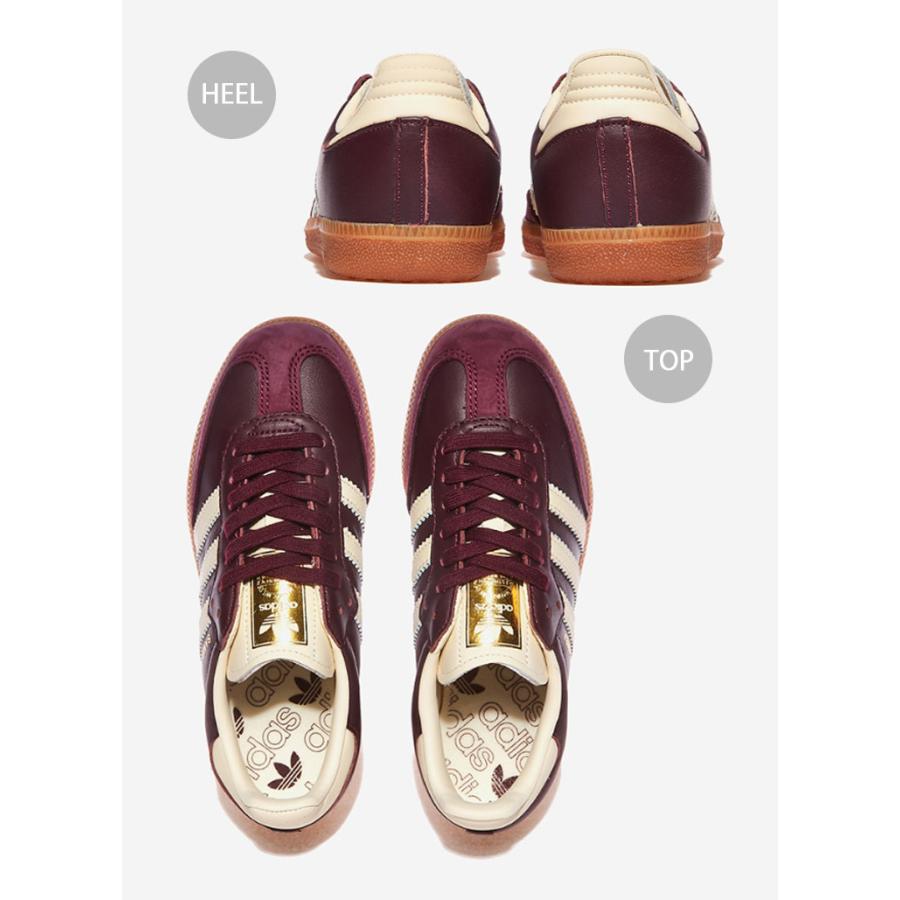 adidas originals アディダス スニーカー SAMBA OG W ID0477 サンバ オリジナル MAROON WHITE