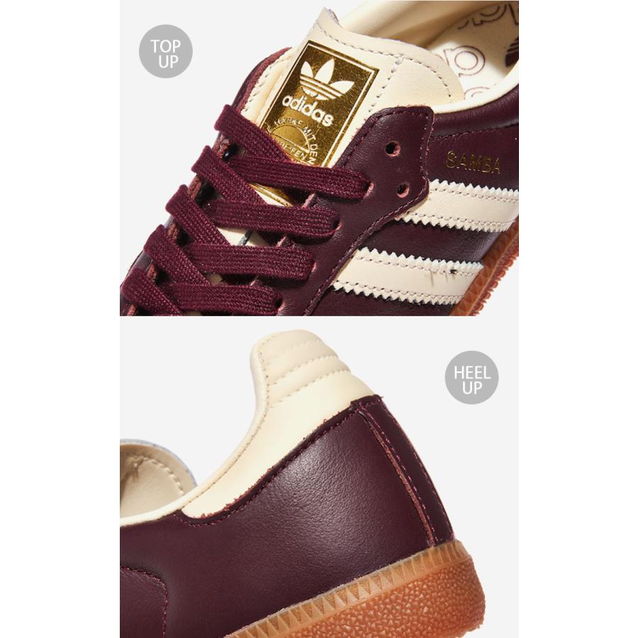 adidas originals アディダス スニーカー SAMBA OG W ID0477 サンバ オリジナル MAROON WHITE