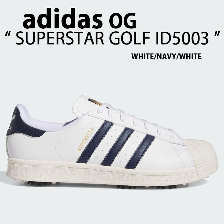 adidas SUPERSTAR GOLF ID5003 ホワイト/ネイビー adidas（アディダス） adidas Originals スニーカー SUPERSTAR GOLF
