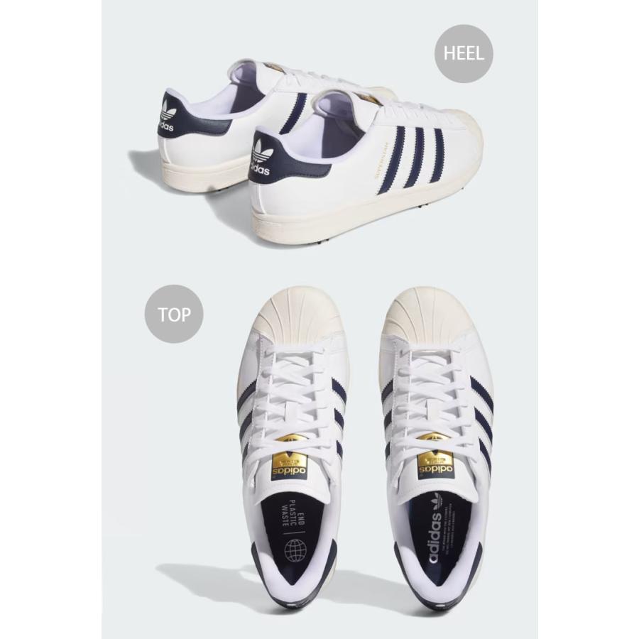 adidas Superstar Golf ホワイト/ネイビー