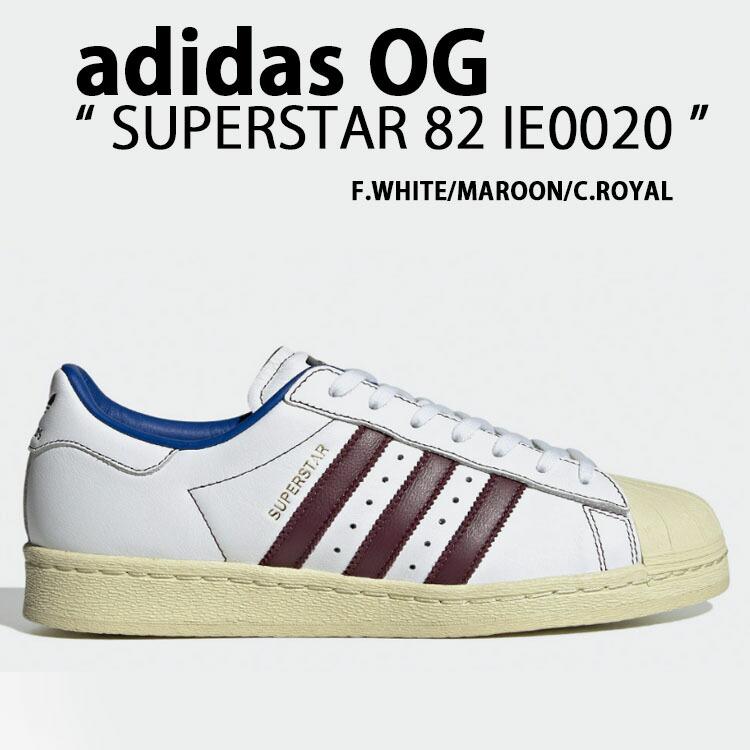 adidas originals アディダス スニーカー SUPERSTAR 82 RANA IE0020 スーパースター WHITE MAROON シューズ adidas（アディダス） adidas originals スニーカー SUPERSTAR 82 RANA