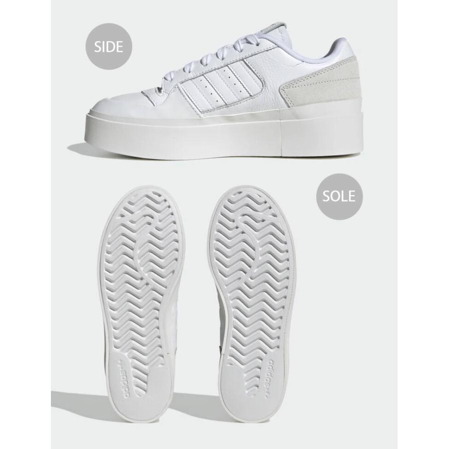 adidas originals アディダス スニーカー FORUM BONEGA IE4753 厚底スニーカー フォーラムボネガ WHITE BEIGE シューズ 厚底 プラットフォーム  レディース｜a-dot｜03