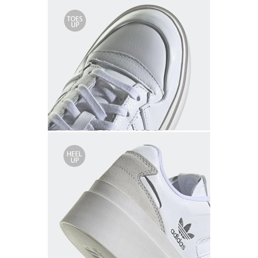 adidas originals アディダス スニーカー FORUM BONEGA IE4753 厚底スニーカー フォーラムボネガ WHITE BEIGE シューズ 厚底 プラットフォーム  レディース｜a-dot｜05