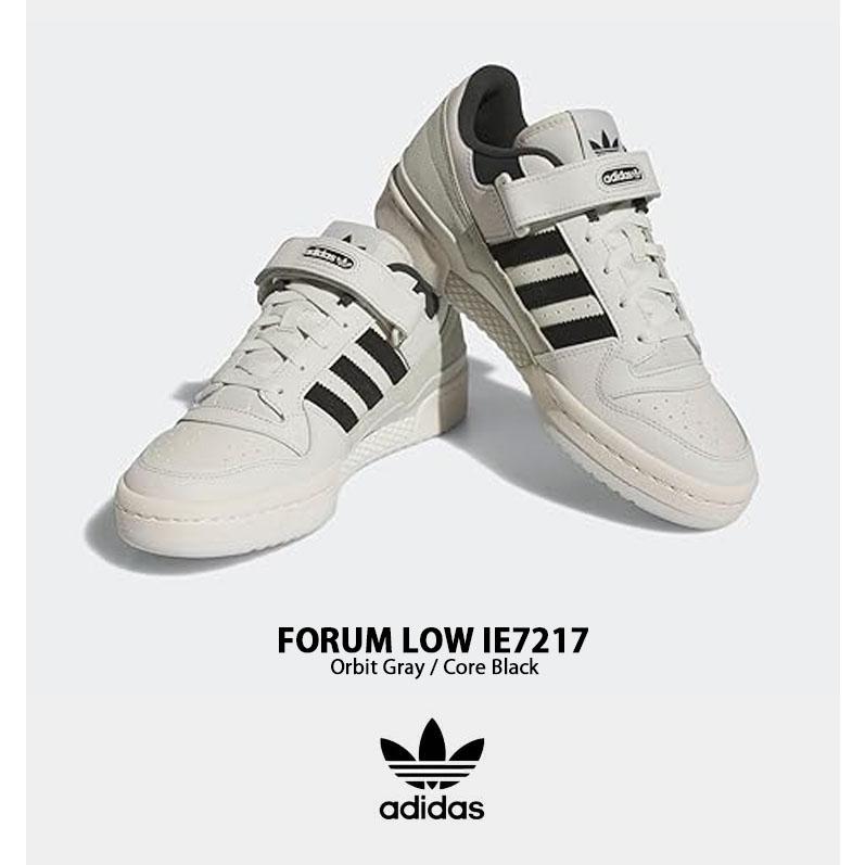 adidas（アディダス） スニーカー FORUM LOW IE7217 WHITE GRAY BLACK