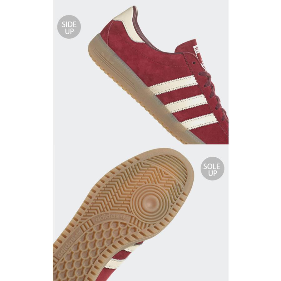 adidas originals アディダス スニーカー BERMUDA IE7426 バミューダ シューズ BURGUNDY MAROON スエード スウェード バーガンディ マルーン ラバーアウトソール｜a-dot｜06