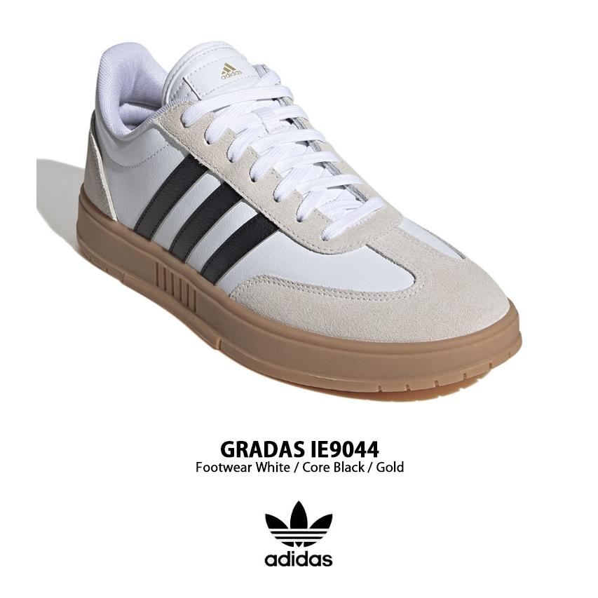 adidas（アディダス） スニーカー GRADAS IE9044 WHITE CORE BLACK
