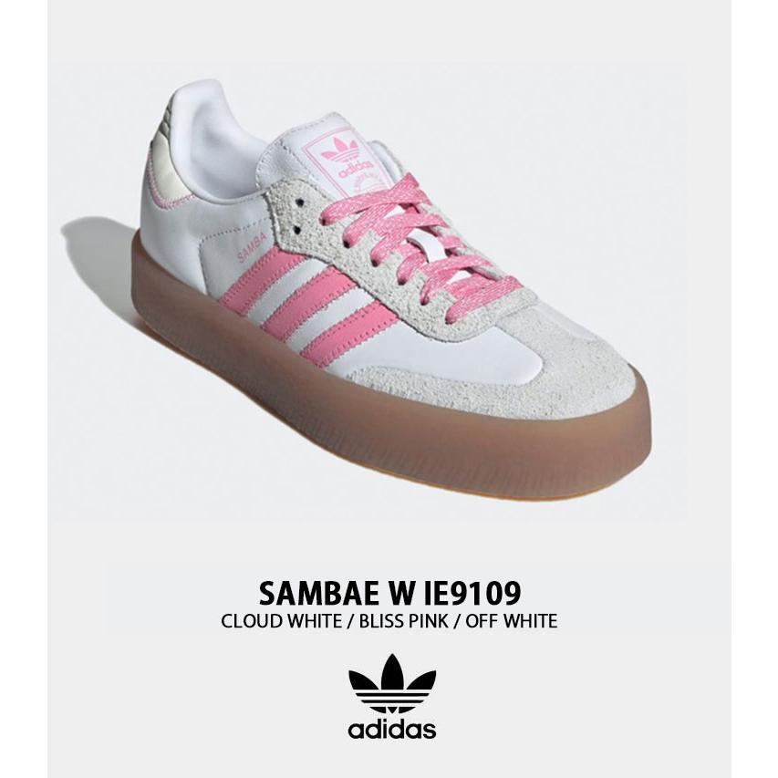 adidas（アディダス） スニーカー SAMBAE W IE9109 WHITE PINK