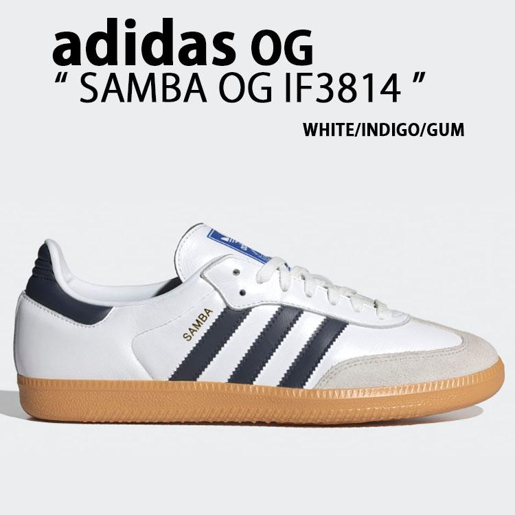 adidas originals アディダス スニーカー SAMBA OG IF3814 サンバ オリジナル WHITE INDIGO GUM シューズ スエードアッパー ガムラバー adidas（アディダス） adidas originals スニーカー SAMBA OG IF3814