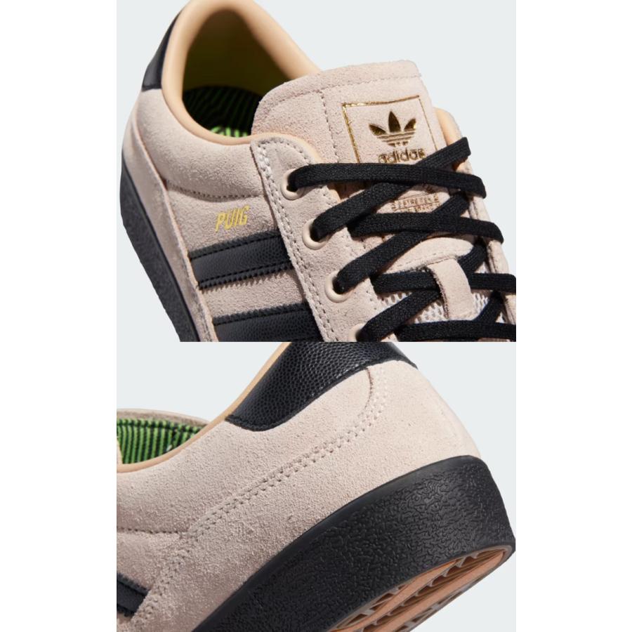 スニーカー adidas Puig Indoor Light Beige Black IF4628 adidas originals アディダス スニーカー PUIG INDOOR プイグ