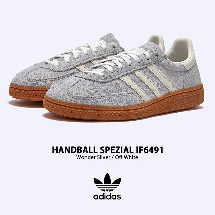 adidas Originals アディダス レディース スニーカー HANDBALL SPEZIAL IF6491 SILVER WHITE ...