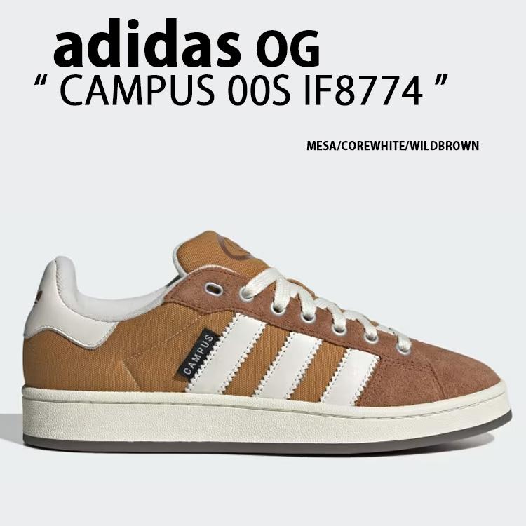 adidas Originals アディダス オリジナルス CAMPUS 00S IF8774 MESA CORE WHITE WILD ...