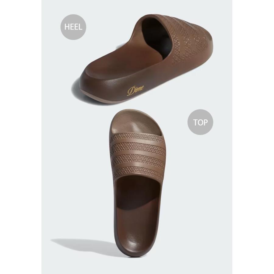 adidas original アディダス Dime ダイム シャワーサンダル スライドサンダル AYOON SLIDE BLACK GRAY IG2042 BROWN IG2043 コラボ adidas（アディダス） adidas original Dime ダイム シャワーサンダル