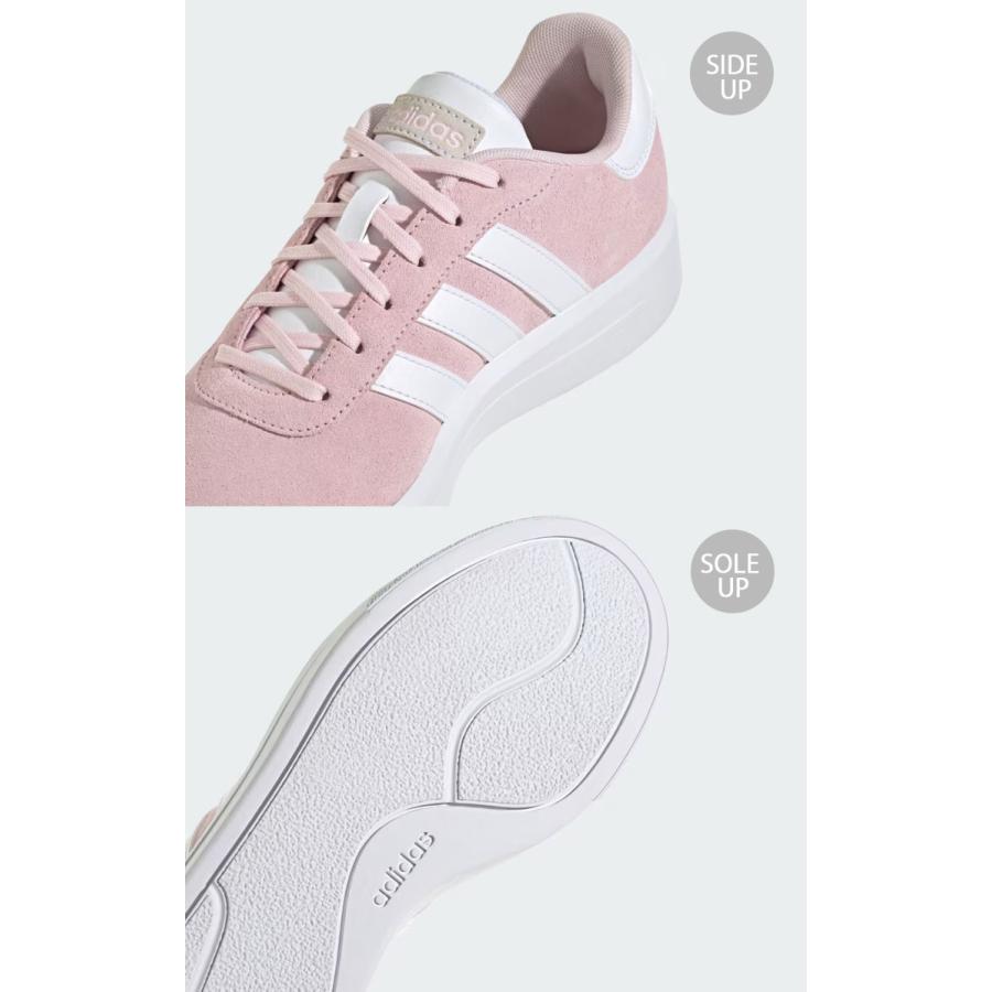 adidas アディダス スニーカー 厚底 COURT PLATFORM SUEDE IG8614