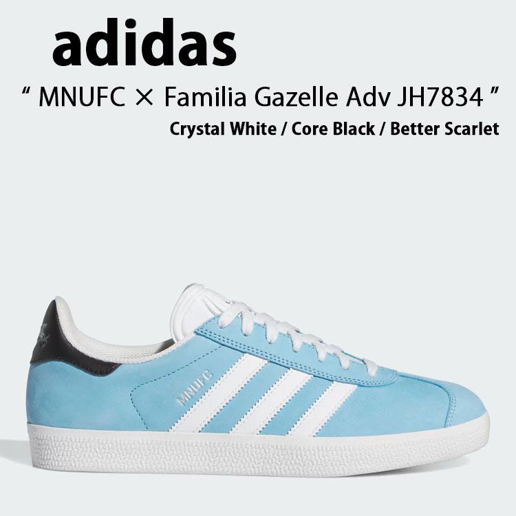 adidas Originals アディダス オリジナルス スニーカー MNUFC X ADIDAS FAMILIA GAZELLE IH0522 ガゼル ADV Crystal White / Core Black / Better Scarlet クリスタルホワイト コアブラック ベタースカーレット adidas（アディダス） adidas Originals オリジナルス スニーカー