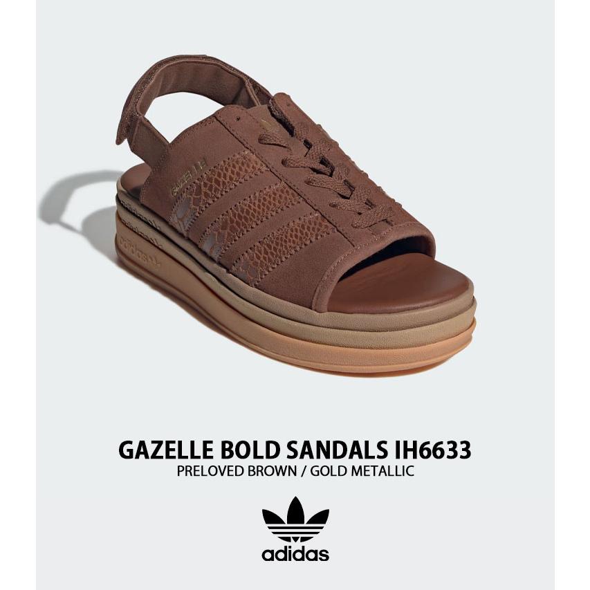 adidas（アディダス） スポーツサンダル GAZELLE BOLD SANDALS IH6633