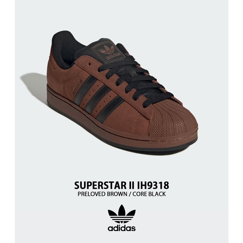 adidas Superstar ブラウン/ブラック adidas（アディダス） adidas originals スニーカー SUPERSTAR II