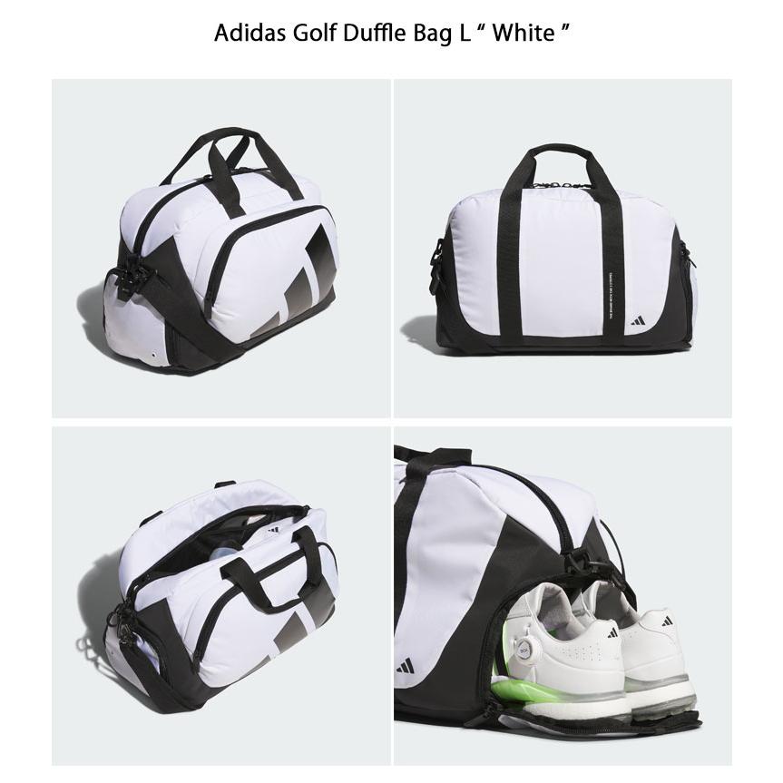   ゴルフバッグ ブラック/ホワイト adidas（アディダス） ゴルフバッグ DUFFLE BAG L BLACK WHITE IN2682